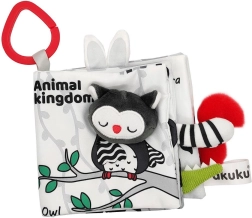 Libro sensorial infantil de alto contraste Akuku Animales