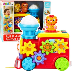 Locomotora musical interactiva para niños Colorida