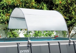 Toldo para piscina con protección UV 50+ para piscinas elevadas