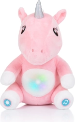 CHIPOLINO unicornio de peluche con lucecitas y música