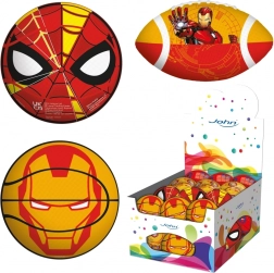 Set de pelotas MARVEL: pelotas redondas y de rugby para niños