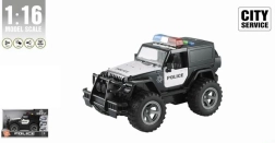 Coche de policía 1:16 con tracción y luces