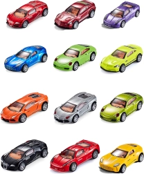 Coche metálico con retroceso 8,5 cm