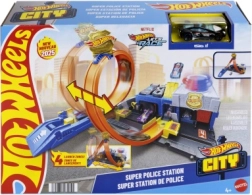 Hot Wheels City super comisaría con loop
