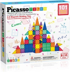 Juego de construcción magnético PICASSO – 101 piezas