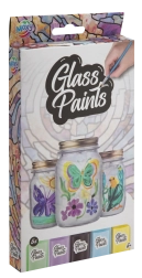 Pinturas para vidrio con pincel 5×20 ml