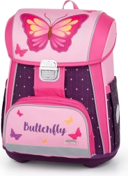 Mochila escolar Premium Mariposa para 1.º–2.º grado