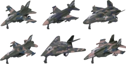 Caza de metal y plástico de 12 cm con retroceso