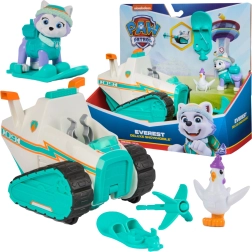 PAW Patrol moto de nieve Deluxe de Everest con lanzador y pollita Chickaletta