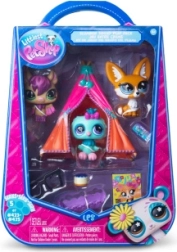 Littlest Pet Shop fiesta de pijamas con 3 figuritas