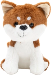 Perro de peluche Shiba Inu marrón-blanco 20 cm