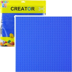 Placa base para construcción color granate 25,5 x 25,5 cm