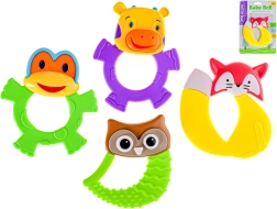 Mordedor infantil con forma de animal 11 cm, varios tipos y colores, desde 3 meses