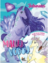 Libro para colorear pinta con agua A4 – unicornios