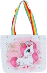 Bolso de hombro con motivo de unicornio