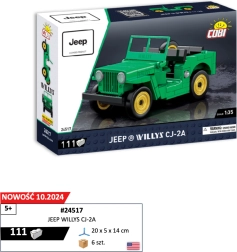 Modelo JEEP WILLYS CJ-2A 1:35 kit de construcción COBI