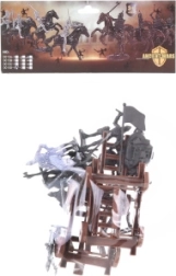 Set de caballeros con carros de combate en bolsa