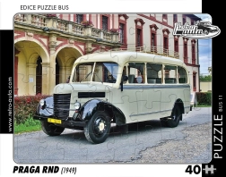 Retroautos Puzzle Autobús Praga RND 1949 - 40 piezas