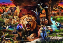 Puzzle Clementoni Desfile de animales 1500 piezas