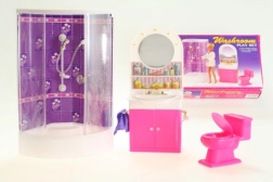 Glorie baño – conjunto de ducha con lavabo y aseo para muñecas