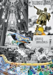 Puzle Barcelona - collage de 1000 piezas