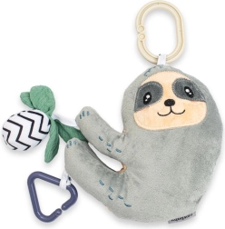 Juguete de peluche perezoso con vibraciones y mordedor NEW BABY
