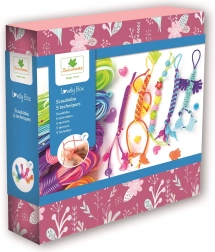 Lovely Box - Set creativo Scoubidou - Tejido divertido con cordones de colores