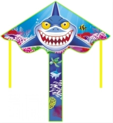 Cometa voladora tiburón marino 110 × 55 cm