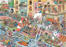 Puzzle Jumbo Jan van Haasteren – Celebración del Orgullo, 1000 piezas