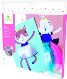 Pockets set creativo – decoración de imágenes con plumas y cintas