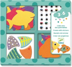 Set de pegatinas Pececitos adorables de Djeco