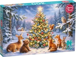 Puzzle Cherry Pazzi Navidad en el bosque, 300 piezas