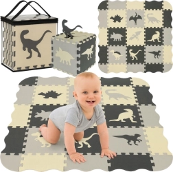 Alfombra de puzles de espuma 30,5 × 30,5 cm, 35 piezas KRUZZEL