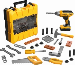 Juego de herramientas infantil en maletín con efectos de luz