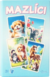 Cartas Černý Petr, memory (Pexeso) y Dueto – mascotas