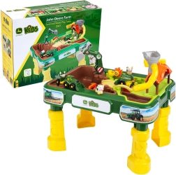 Mesa de juego infantil con arenero John Deere Granja