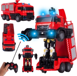 Robot de bomberos RC transformable