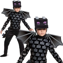 Disfraz infantil de Ender Dragon de Minecraft 127–136 cm (7–8 años)