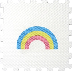 Minideckfloor Duha blanca revestimiento de suelo autoadhesivo