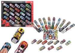 Set de coches con tracción - colección de colores 25 piezas