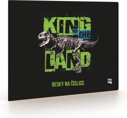 Carpeta para tarjetas de números Premium Dinosaurio