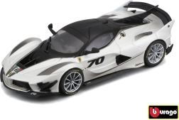 Modelo de metal bburago ferrari fxx-k evo 2017 1:43 blanco/negro