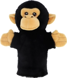 Keeleco Mono de peluche tipo marioneta de mano 27 cm - Juguete ecológico