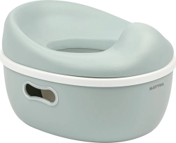 Orinal de aprendizaje 3 en 1 Nattou Potty verde salvia
