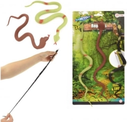 Serpiente antiestrés de silicona extensible, 3 uds