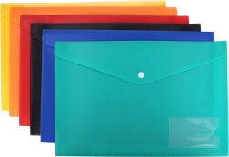 Carpeta para documentos con etiqueta de nombre