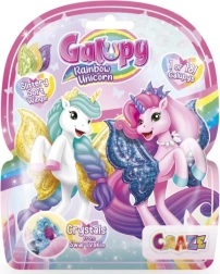 Galupy Rainbow Unicorn figura coleccionable de unicornio con alas y cristal Swarovski