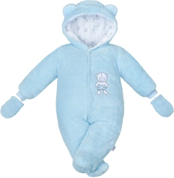 Mono de invierno para bebé New Baby Nice Bear azul