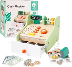 Caja registradora de madera CLASSIC WORLD para niños