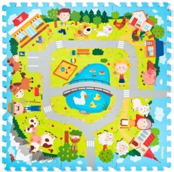 Puzzle de espuma Aldea 29 × 29 cm PLASTICA